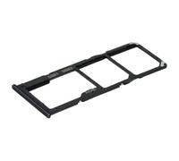 MMOBIEL Bandeja de Tarjeta Porta Dual SIM Compatible con Samsung Galaxy A51 / A71 2020 - Soporte de la Ranura - Incluye Junta de Goma y Pin - Negro