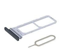 MMOBIEL Bandeja de Tarjeta Porta Dual SIM Compatible con Samsung Galaxy Note 10 2019 - Soporte de la Ranura - Incluye Junta de Goma y Pin - Negro