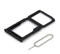 MMOBIEL Bandeja de Tarjeta Porta Dual Sim Ranura Compatible con Huawei P30 Lite New Edition 2020 - Soporte de la Ranura SIM Incl Sim Pin - Negro