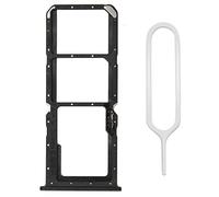 MMOBIEL Bandeja de Tarjeta Porta Dual Sim Ranura Compatible con OPPO A53s 6.5 Inch 2020 - Soporte de la Ranura SIM Incl Sim Pin - Negro