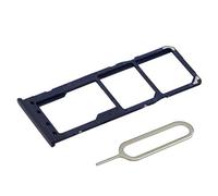 MMOBIEL Bandeja de Tarjeta Porta Dual Sim Ranura Compatible con Samsung Galaxy A10 2019 - Soporte de la Ranura SIM Incl Sim Pin - Azul