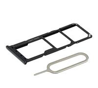 MMOBIEL Bandeja de Tarjeta Porta Dual Sim Ranura Compatible con Samsung Galaxy A21s 2020 - Soporte de la Ranura SIM - Incluye Junta de Goma y Sim Pin - Negro