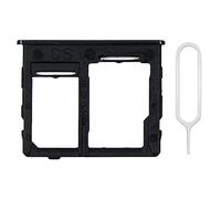 MMOBIEL Bandeja de Tarjeta Porta Dual Sim Ranura Compatible con Samsung Galaxy A32 5G 2021 - Soporte de la Ranura SIM Incl Sim Pin - Negro