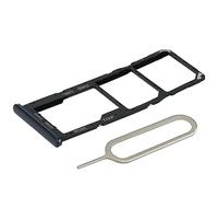 MMOBIEL Bandeja de Tarjeta Porta Dual Sim Ranura Compatible con Samsung Galaxy M32 2021 - Soporte de la Ranura SIM Incl Sim Pin - Negro