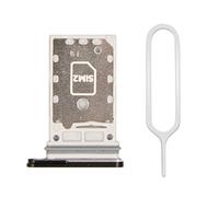 MMOBIEL Bandeja de Tarjeta Porta Dual Sim Ranura Compatible con Samsung Galaxy S22 5G - 6.1 Inch - 2022 - Soporte de la Ranura SIM - Incluye Junta de Goma y Sim Pin - Negro