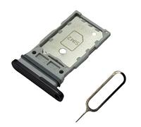 MMOBIEL Bandeja de Tarjeta Porta Dual Sim Ranura Compatible con Samsung Galaxy S22 Ultra 5G - 6.8 Inch - 2022 - Soporte de la Ranura SIM - Incluye Junta de Goma y Sim Pin - Negro