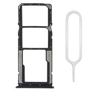 MMOBIEL Bandeja de Tarjeta Porta Dual Sim Ranura Compatible con Xiaomi Redmi 8 2019 - Soporte de la Ranura SIM Incl Sim Pin - Negro