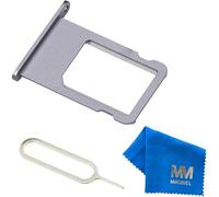 MMOBIEL Bandeja de Tarjeta Porta SIM Compatible con iPhone 6 2014 - Soporte de la Ranura Incl Pin - Negro