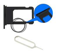 MMOBIEL Bandeja de Tarjeta Porta Sim Ranura Compatible con iPhone SE 2022 / SE 2020/8 Series - Soporte de la Ranura SIM Incl Sim Pin - Negro