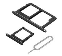 MMOBIEL Bandeja de Tarjeta Porta Sim Ranura Compatible con Samsung Galaxy A6 2018 - Soporte de la Ranura SIM - Incluye Junta de Goma y Sim Pin - Negro