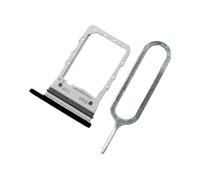 MMOBIEL Bandeja de Tarjeta Porta Sim Ranura Compatible con Samsung Galaxy Z Flip3 5G 2021 - Soporte de la Ranura SIM Incl Sim Pin - Negro