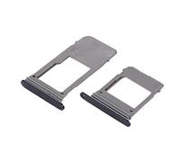 MMOBIEL Bandeja de Tarjeta Porta Sim Ranura Soporte de la Ranura Compatible con Samsung Galaxy A5 / A7 2017 - Incluye Junta de Goma y Sim Pin - Negro