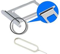 MMOBIEL Bandeja de Tarjeta SIM Compatible con iPhone XR - 6.1 Pulgadas - 2018 - Soporte de la Ranura - Incluye Junta de Goma y Pin - Blanco