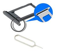 MMOBIEL Bandeja de Tarjeta SIM Compatible con iPhone XS - 5.8 Inch - 2018 - Soporte de la Ranura - Incluye Junta de Goma y Pin - Gris