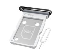 MMOBIEL Bandeja Dual Tarjeta SIM Compatible con Samsung Galaxy S26 Ultra - Recambio Soporte Bandeja Tarjeta SIM - Incluye Herramienta de Extracción y Anillo Goma Impermeable - Negro