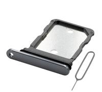 MMOBIEL Bandeja Tarjeta SIM Compatible con Google Pixel 8 Pro - Recambio Soporte Tarjeta SIM Ranura - Incluye Herramienta de Extracción SIM y Anillo de Goma Impermeable - Negro