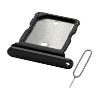MMOBIEL Bandeja Tarjeta SIM Compatible con Google Pixel 8 - Recambio Soporte Tarjeta SIM Ranura - Incluye Herramienta de Extracción SIM y Anillo de Goma Impermeable - Negro