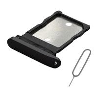 MMOBIEL Bandeja Tarjeta SIM Compatible con Google Pixel 9 Pro XL - Recambio Soporte Tarjeta SIM Ranura - Incluye Herramienta de Extracción SIM y Anillo de Goma Impermeable - Negro