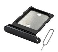MMOBIEL Bandeja Tarjeta SIM Compatible con Google Pixel 9 - Recambio Soporte Tarjeta SIM Ranura - Incluye Herramienta de Extracción SIM y Anillo de Goma Impermeable - Negro