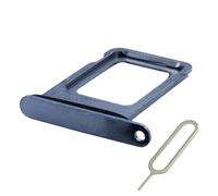 MMOBIEL Bandeja Tarjeta SIM Compatible con iPhone 14/14 Plus - Recambio Soporte Tarjeta SIM Ranura - Incluye Herramienta de Extracción SIM y Anillo de Goma Impermeable - Azul