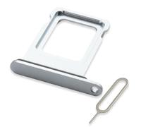 MMOBIEL Bandeja Tarjeta SIM Compatible con iPhone 15/15 Plus - Recambio Soporte Tarjeta SIM Ranura - Incluye Herramienta de Extracción SIM y Anillo de Goma Impermeable - Azul