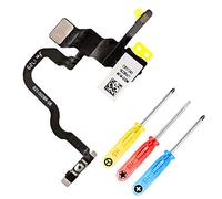 MMOBIEL Botón de Encendido Cable Flexible LED Flash y Mic instalados Compatible con iPhone X 5.8 pulg. Series y htas.