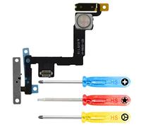 MMOBIEL Botón de Encendido/Control de Volumen Compatible con iPhone 11 2019 - Power On Off Button Cable Flex - Incl. Mute Switch, Micrófono, Flash y Destornilladores