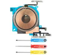 MMOBIEL Botón de Power On/Off y Volumen Conector Flex Cable flexible de Qi Compatible con iPhone 12 Pro Max - 6.5 inch Incluye 3 destornilladores