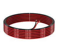 MMOBIEL 22 AWG Cable Eléctrico Paralelo - 22 Gauge 10m / 32.8ft - Cable Cobre Estañado - 2 Conductores de Alambre para Alambre de Automoción - Led Tiras, Audio/Altavoz de Alambre, Lámparas