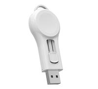 MMOBIEL Cargador inalámbrico Compatible con Apple Watch Extensible - Cargador iWatch Inalámbrico Compacto USB-A Compatible con Apple iWatch y AirPods - Carga Rápido Magnético También