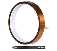 MMOBIEL Cinta Adhesiva (20mm x 30m) - Cinta de Polyimide Resistente al Calor para Sublimación Térmica Adhesiva de Alta Temperatura ESD para HVAC Electrónica Soldadura Impresión 3D etc.