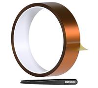 MMOBIEL Cinta Adhesiva (30mm x 30m) - Cinta de Polyimide Resistente al Calor para Sublimación Cinta Térmica Adhesiva de Alta Temperatura ESD para HVAC Electrónica Soldadura Impresión 3D etc.