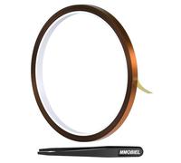 MMOBIEL Cinta Adhesiva (6mm x 30m) - Cinta de Polyimide Resistente al Calor para Sublimación Térmica Adhesiva de Alta Temperatura ESD para HVAC Electrónica Soldadura Impresión 3D etc.