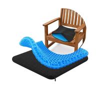 MMOBIEL Cojín de Gel Cojín Ergonómico para Silla con Funda Antideslizante y Material de Gel Impermeable - para Alivio de Presión, Oficina, Coche, Estadio, Kayak Viaje y para Llevar