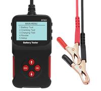 MMOBIEL Comprobador de Batería de Coche 12V Probador Automóvil Analizador - 100-2000 CCA Probador de Carga - Salud Batería, Arranque y Carga Consulte para Coche, Camión, Moto