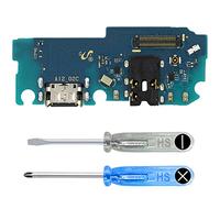 MMOBIEL Conector de Carga Compatible con Samsung Galaxy A12 / M12-6.5 Inch - Puerto de Carga - Dock Connector USB C - Audio Jack/Micrófono/Antena Repuesto - Incl Destornilladores