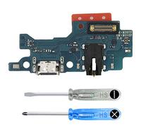MMOBIEL Conector de Carga Compatible con Samsung Galaxy M31 / M21 / M30s - Puerto de Carga - Dock Connector USB C - Audio Jack/Micrófono/Antena Repuesto - Incl Destornilladores