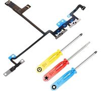 MMOBIEL Control de Volumen de Reemplazo Compatible con iPhone X 5.8 pulg. Botón de Silencio Conector Cable Flex y Htas.