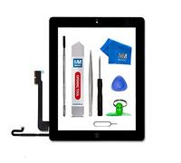 MMOBIEL Digitalizador Compatible con iPad 4 9.7 Plg. 2012 (Negro) Ensamble Pantalla táctil Frontal 9.7 pulg. Incl. Kit de htas.