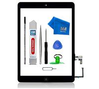 MMOBIEL Digitalizador Compatible con iPad Air 9.7 Plg. 2013 (Negro) Ensamble Pantalla táctil Frontal 9.7 pulg. Incl. Kit de htas.