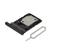 MMOBIEL Doble Recambio de Bandeja para Ranura de Tarjeta SIM Compatible con Samsung Galaxy A54 5G - Incluye Junta de Goma y Sim Pin - Negro