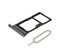 MMOBIEL Doble Recambio de Bandeja para Ranura de Tarjeta SIM Compatible con Samsung Galaxy A73 5G - Incluye Junta de Goma y Sim Pin - Negro