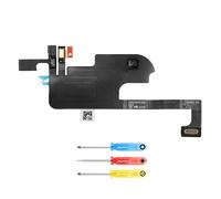 MMOBIEL Earspeaker Flex Cable Compatible con iPhone 14 Plus - Earspeaker Flex Replacement - Top Speaker Flex - Earspeaker Flex Cable Repair - In estornillador