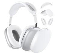 MMOBIEL Funda de Silicona para AirPods MAX Auriculares Funda de Silicona para Almohadillas, Case para Auriculares/Diadema - Protector de Suave Antiarañazos - Blanco