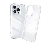 MMOBIEL Funda para Teléfono Compatible con iPhone 15 Pro - Funda Transparente - Slim Fit Shockproof Phone Protector - Carcasa De Teléfono con Amortiguación Bumper - Ultrafino