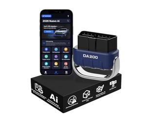 MMOBIEL IA OBD2 Scanner Bluetooth 5.4 Herramienta de Diagnóstico AI para Los Coches con Chatbot, App y Informes PDF - OBD2 Scanner Check Engine Fault Code - Lector de Códigos para iOS y Android