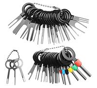 MMOBIEL Juego de 41 herramientas para quitar abrazaderas, juego de herramientas de extracción de terminales para liberar cables de coche de terminales de enchufe