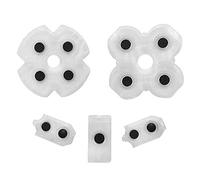 MMOBIEL Juego de almohadillas conductoras de goma y silicona para el mando PlayStation 4 Dualshock 4 JDS050 / 055 Destornillador (+) incl.