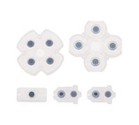 MMOBIEL Juego de almohadillas conductoras de goma y silicona para el mando PlayStation 4 Dualshock 4 JDS030 / 040 Destornillador (+) incl.