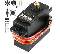 MMOBIEL Kit de microservomotor 55g 90° para dron RC/Coche/Aeroplano/Helicóptero/Vehículos/Robots/Compatible con proyectos Arduino y Raspberry Pi Incl. tornillos y 4 servobrazos